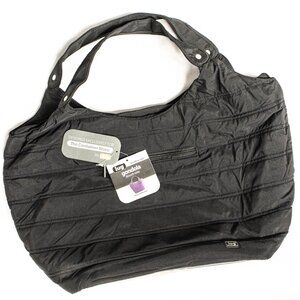 New Lug Gondola Slouch Black Tote Purse